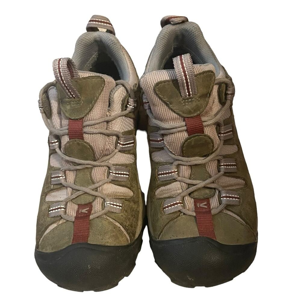 Keen Women's Athletic Shoes - Olive and Red